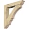 Ekena Millwork Balboa Traditional Rough Sawn Bracket w/ Offset Brace, Douglas Fir, 8"W x 44"D x 44"H BKT0806X44X44BOA01RDF - alternate 1